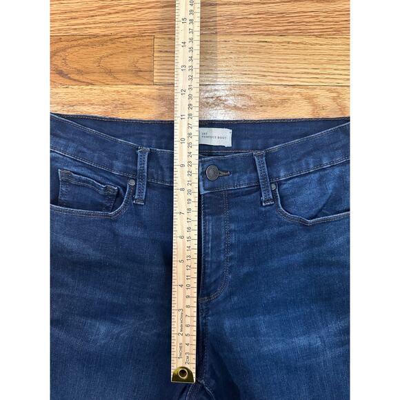 Gap Perfect Boot Womens Mid Rise Bootcut Y2K flare Stretch Blue Jeans Size 29T - Picture 4 of 7